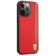 Ferrari FESAXHCP13XRE iPhone 13 Pro Max 6.7" red/red hardcase On Track Carbon Stripe