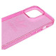 Adidas OR Protective iPhone 13 Pro / 13 6,1" Clear Case Glitter różowy/pink 47121