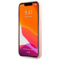 Guess GUHCP13LLS4GWPI iPhone 13 Pro / 13 6.1" pink/pink hard case Silicone 4G Logo