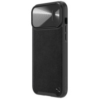 Nillkin CamShield Leather S Case iPhone 14 Pro Max case with camera cover black