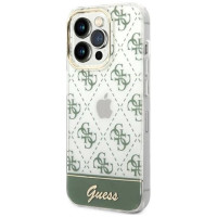 Guess GUHCP14XHG4MHA iPhone 14 Pro Max 6,7" khaki hardcase 4G Pattern Script