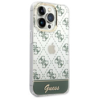 Guess GUHCP14XHG4MHA iPhone 14 Pro Max 6,7" khaki hardcase 4G Pattern Script