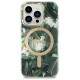 Guess Set Guess GUBPP14XHJEACSA Case+ Charger iPhone 14 Pro Max 6.7" green/green hard case Jungle MagSafe