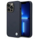 BMW Case BMW BMHMP14LSILNA iPhone 14 Pro 6.1" navy blue/navy Silicone Metal Logo MagSafe