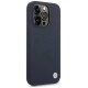 BMW Case BMW BMHMP14LSILNA iPhone 14 Pro 6.1" navy blue/navy Silicone Metal Logo MagSafe