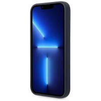 BMW Case BMW BMHMP14LSILNA iPhone 14 Pro 6.1" navy blue/navy Silicone Metal Logo MagSafe