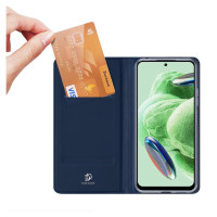 Dux Ducis Skin Pro case for Xiaomi Redmi Note 12 Pro+ flip cover card wallet stand blue