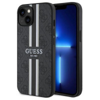 Guess GUHMP14MP4RPSK iPhone 14 Plus 6.7" black/black hardcase 4G Printed Stripes MagSafe