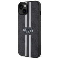 Guess GUHMP14MP4RPSK iPhone 14 Plus 6.7" black/black hardcase 4G Printed Stripes MagSafe