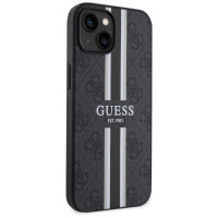 Guess GUHMP14MP4RPSK iPhone 14 Plus 6.7" black/black hardcase 4G Printed Stripes MagSafe