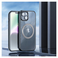Dux Ducis Armored case for iPhone 15 Plus with MagSafe Dux Ducis Aimo Mag - black