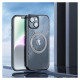 Dux Ducis Armored case for iPhone 15 Plus with MagSafe Dux Ducis Aimo Mag - black