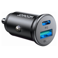 Joyroom JR-CCN05 30W USB-A USB-C mini car charger - black