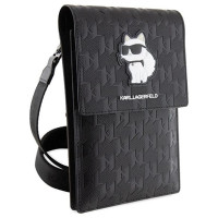 Karl Lagerfeld Case KLWBSAKHPCK Handbag - Black Saffiano Monogram Choupette