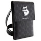 Karl Lagerfeld Case KLWBSAKHPCK Handbag - Black Saffiano Monogram Choupette
