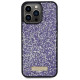 Guess Rhinestone Metal Logo case for iPhone 15 Pro Max - pink