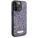 Guess Rhinestone Metal Logo case for iPhone 15 Pro Max - pink