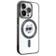 Karl Lagerfeld KLHMP15XHCHNOTK iPhone 15 Pro Max 6.7" transparent hardcase IML Choupette`s Head MagSafe