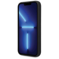 BMW Silicone Metal Logo case for iPhone 15 Pro - black