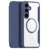 Dux Ducis Skin X Pro case for Samsung S24 with magnetic ring and flap - blue