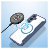 Dux Ducis Skin X Pro case for Samsung S24 with magnetic ring and flap - blue