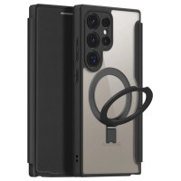 Dux Ducis Skin X Pro case with flap and magnetic ring for Samsung S24 Ultra - black