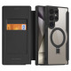 Dux Ducis Skin X Pro case with flap and magnetic ring for Samsung S24 Ultra - black