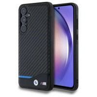 BMW Leather Carbon case for Samsung Galaxy A55 - black