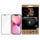 Panzerglass E2E Microfracture antibacterial glass with camera cover with Swarovsky crystal for iPhone 13 mini - with black frame