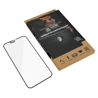 Panzerglass E2E Microfracture antibacterial glass with camera cover with Swarovsky crystal for iPhone 13 mini - with black frame