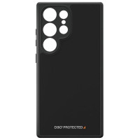 Panzerglass HardCase with D3O® Bio and Military Grade Certification for Samsung Galaxy S24 Ultra - Transparent and Black