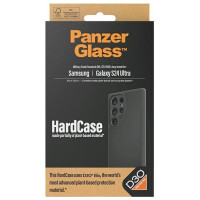 Panzerglass HardCase with D3O® Bio and Military Grade Certification for Samsung Galaxy S24 Ultra - Transparent and Black