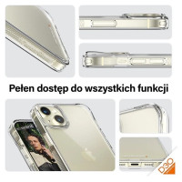 Panzerglass HardCase with D3O and Military Grade Certification for iPhone 15 Plus / 14 Plus - Transparent