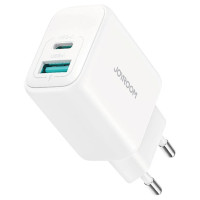 Joyroom JR-TCF21 network charger USB-C / USB-A 20W PD / QC 3.0 - white