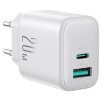 Joyroom JR-TCF21 network charger USB-C / USB-A 20W PD / QC 3.0 - white