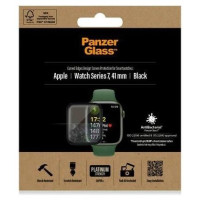 Panzerglass Curved Antibacterial Tempered Glass for Apple Watch 7 - 41mm - Black
