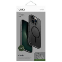 Uniq Clario case iPhone 16 Pro 6.3" Magclick Charging smoke/smoke