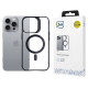 3Mk Protection 3mk Satin Armor MagCase with MagSafe for iPhone 16 Pro - Clear with Black Frame