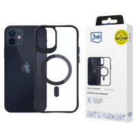 3Mk Protection 3mk Satin Armor MagCase with MagSafe for iPhone 12 / 12 Pro - Clear with Black Frame