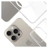 3Mk Protection 3mk Clear MagCase Case for Apple iPhone 15 Pro - Transparent