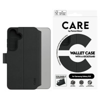 Panzerglass CARE by PanzerGlass Feature Wallet Kickstand Case for Samsung Galaxy S25 - Black