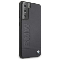 BMW Signature Logo Imprint Case for Samsung Galaxy S21+ - Navy Blue