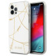 Guess Gold Chain Collection iPhone 12 Pro Max 6.7" Case - White