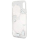 Guess Flower Desire Red Rose iPhone X Case - Transparent