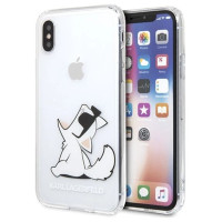 Karl Lagerfeld Choupette Fun iPhone X/Xs Case - Transparent