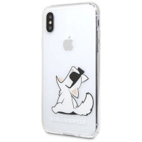 Karl Lagerfeld Choupette Fun iPhone X/Xs Case - Transparent