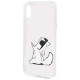 Karl Lagerfeld Choupette Fun iPhone X/Xs Case - Transparent