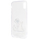 Karl Lagerfeld Choupette Fun iPhone X/Xs Case - Transparent