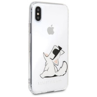 Karl Lagerfeld Choupette Fun iPhone X/Xs Case - Transparent