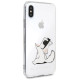 Karl Lagerfeld Choupette Fun iPhone X/Xs Case - Transparent